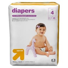Diapers Size 4 28 Count 22-37 lbs 