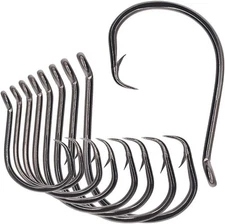 XFISHMAN Circle-Hooks-Fishing-Equipment-Octopus-Hooks-Saltwater-50 Pack #1 –12/0