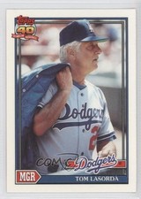 1991 Topps Factory Set Collector's Edition (Tiffany) Tommy Lasorda Tom HOF 0j0