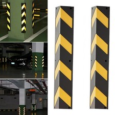 2x Safety Reflective Corner Guards Garage Wall Edge Protective Strip Reflector