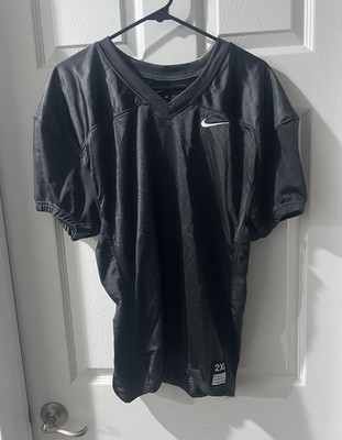 Nike Boys' Football Jersey Black Short Sleeve Youth Size XXL
