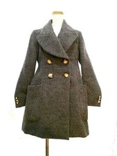 Used Vivienne Westwood Big Silhouette Antique ORB Button Coat Jacket Size 38