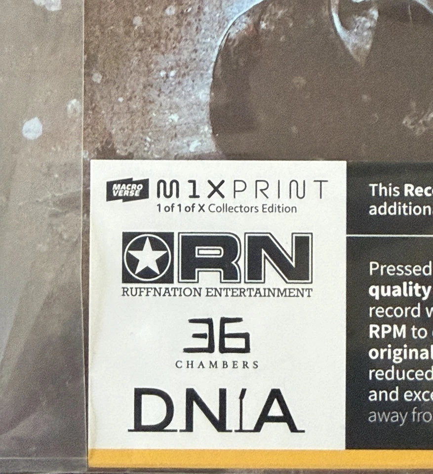 Wu-Tang - Black Samson, The Bastard Swordsman 2xLP - RSD 180g SEALED 1 of 1 3719 - Image 3 of 4