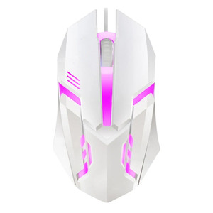 USB Wired Gaming Mouse 5000 DPI — Colorful LED Optical Gamer, Desktop/Laptop/PC