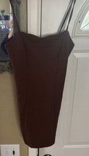 Forever 21 Brown Dress Med 