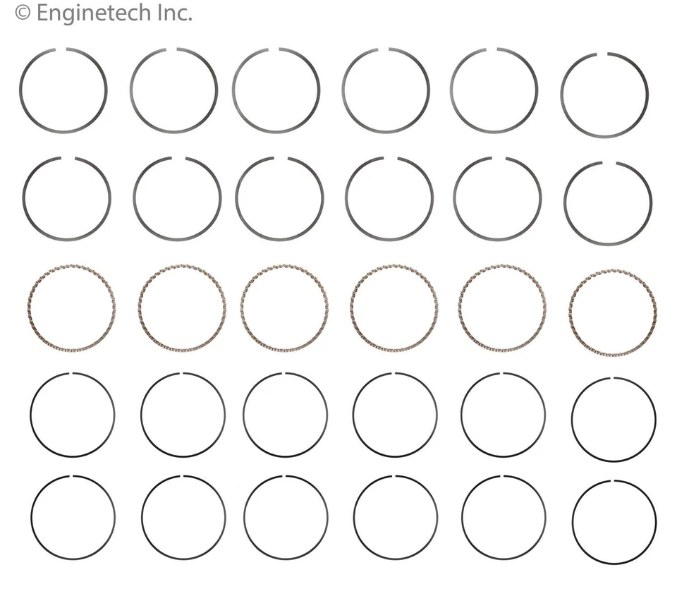 Kit de pistón para Select 88-95 Ford Lincoln Mercury Modelos K3017(6)P100 Foto 3 de 4
