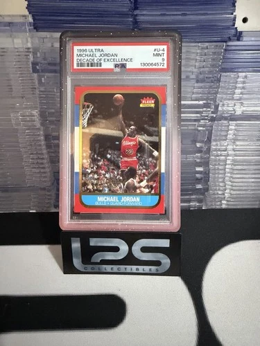 1996 Fleer Ultra Decade Of Excellence #U-4 Michael Jordan PSA 9 🔥🔥