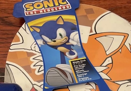 Sonic The Hedgehog Tails And Knuckles 31”x 7.5” Skateboard | eBay