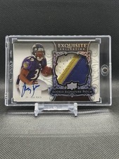 2008 Upper Deck Exquisite Collection - Rookie Signature Patch Ray Rice /75 #162
