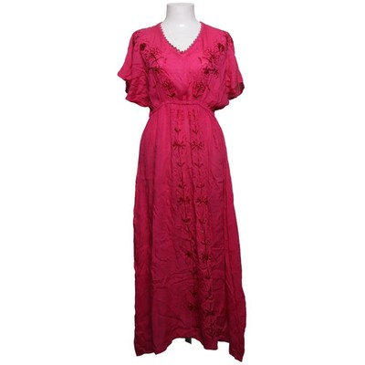 Chic Connection, Maxikleid, Größe: M, Pink, Baumwolle/Viskose, Blumen #61x