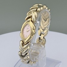Reloj pulsera vintage Pulsar by Seiko esfera rosa mujer cuarzo 1991 joyería