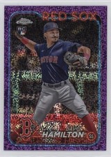 2024 Topps Chrome Purple Speckle Refractor /299 David Hamilton #49 1nr7