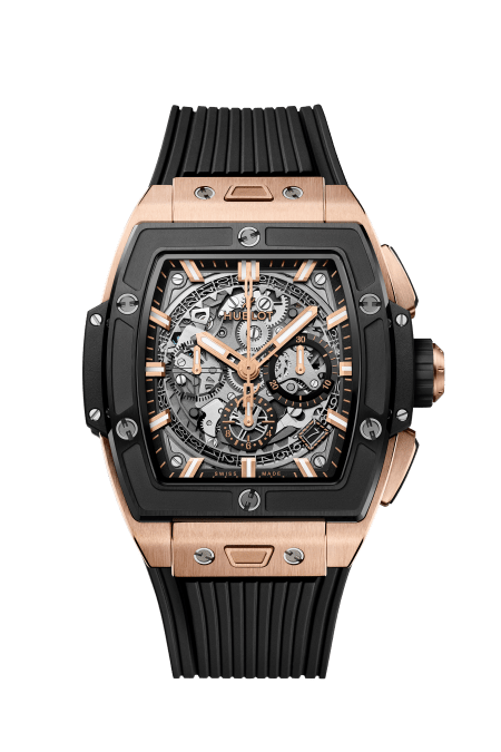 HUBLOT 642.OM.0180.RX SPIRIT OF BIG BANG KING GOLD AND BLACK CERAMIC 42MM