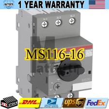 One New ABB Manual Engine Starter MS116-16 10-16A