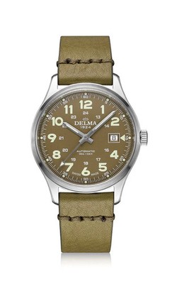 Delma 41601.758.6.202 Commander 40mm Olive Dial Automatic Field