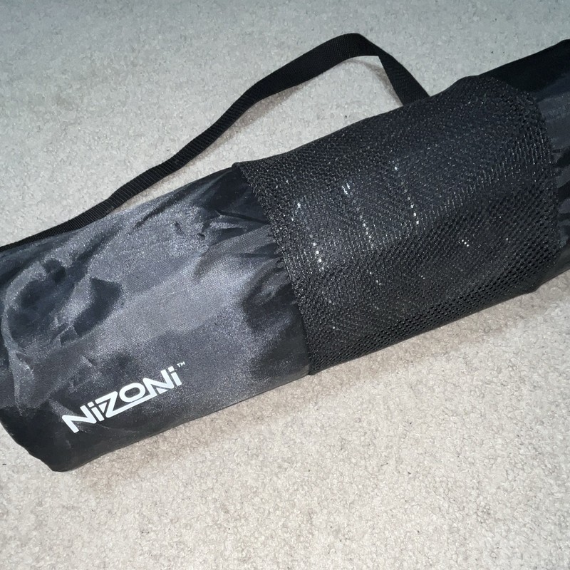 NiZONi Deep Tissue 5-in-1 Foam Roller Set 5pc Black w/ Shoulder Tote