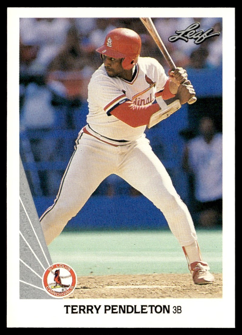 1990 Leaf Terry Pendleton St. Louis Cardinals #260