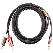 Jack 3.5mm to 2  Audio Cable AUX Splitter 3.5mm Stereo Male to Male 2849