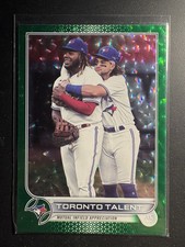 2022 Topps Foil Board Toronto Talent / 499 Bo Bichette, Vlad Guerrero SP