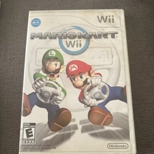 Mario Kart Wii (Nintendo, 2008) - Complete game and 6 Steering Wheels