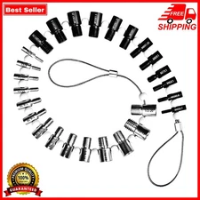 Nut & Bolt Thread Checker Gauge Tool 28 Male Female SAE Metric Size Identifier