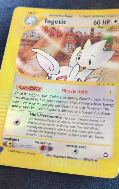 Togetic [Reverse Holo] #39 (Aquapolis (2003))