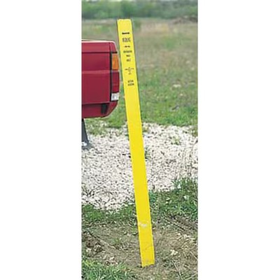 Zoro Select 96952 Blank Warning Stake, Reinforced Polymer, Non-Reflective, 66'',