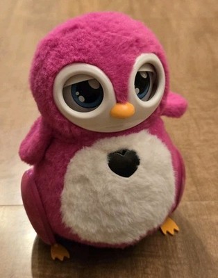 Bossa Nova Robotics Interactive Penbo Penguin Penbina Pink Plush Toy Noises Roll