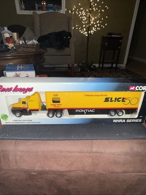 CORGI RICKIE SMITH SLICK 50 RACING TRANSPORTER 1994 RACE IMAGE NHRA LIMITED #ED