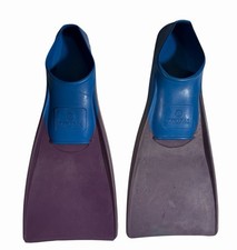 Tritan Swimtech Floating Swim Fins - Blue/Purple - Size EU 36-37 US 3-5 