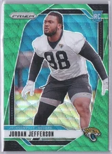 2024 Panini Prizm Jordam Jefferson Green Wave Rookie Jacksonville Jaguars #358