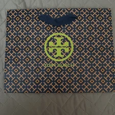 NEW Tory Burch Empty Small 9×7×4 Paper Shopping Bag  Gift/ SHOPPING BAG