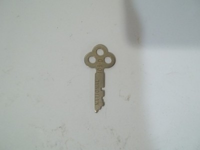 1 Vintage National Cash Register Flat Key  # 109D