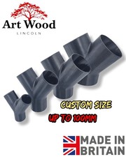 Dust Extraction Y SPLITTER up to 100mm Custom sizes Available MADE UK