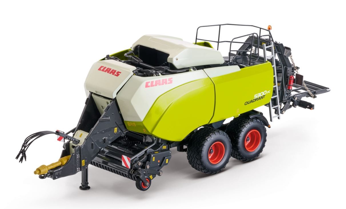 Presse CLAAS Quadrant 5300 FC ROS miniature pour diorama de moisson au 1/32