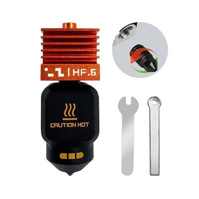 0.4mm-0.8mm High Flow Hotend Hardened Steel Nozzle For BambuLab P2S 3D Printer