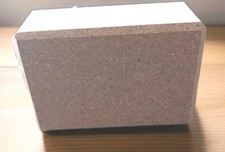 Yoga Block Natural Cork Solid 9X6X4" Non-Slip Anti-Tilt.Sold In Pairs. 12 Pairs