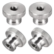 Zigh Nuts - M8 Round Knobs with Collar 304 - 4 Pcs