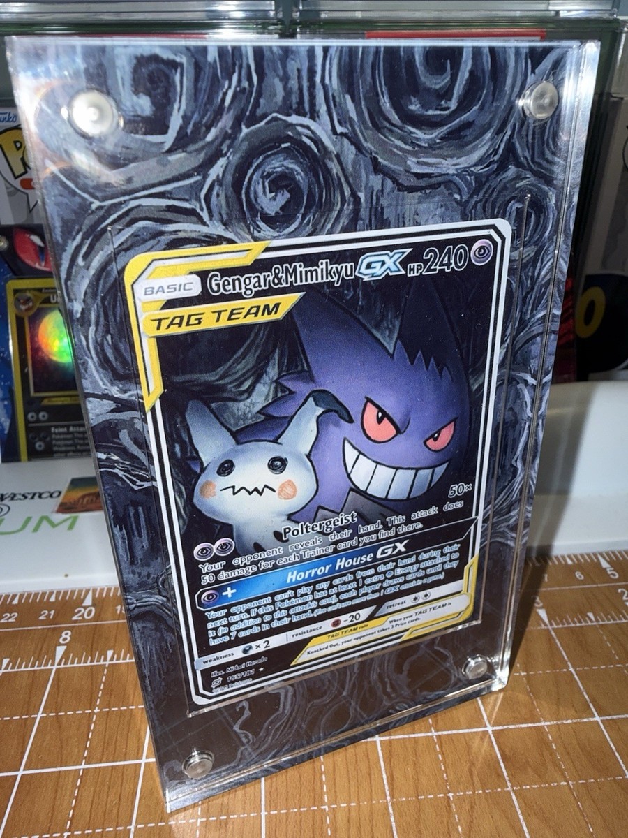 Gengar & Mimikyu GX Tag Team Sun Moon 165/181 - Magnetic