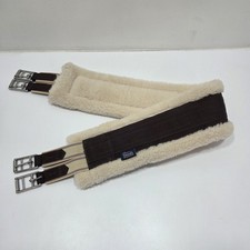 Shires Fleece Lined Comfort Girth double elastics 46   