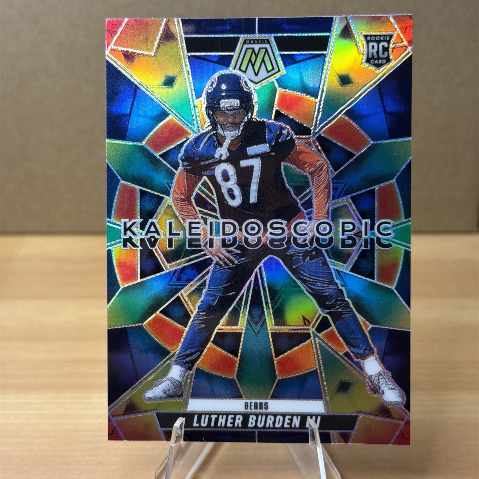 LUTHER BURDEN III RC 2025 Mosaic Kaleidoscopic PRIZM SSP - CHICAGO BEARS