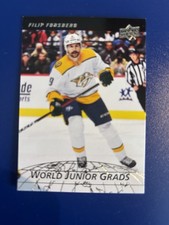 2022-23 Upper Deck World Junior Grads #WG-3 Filip Forsberg - Nashville Predators