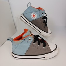Converse Chuck Taylor All Star Axel Mid Top Toddler Sneakers Size 7 Blue Grey