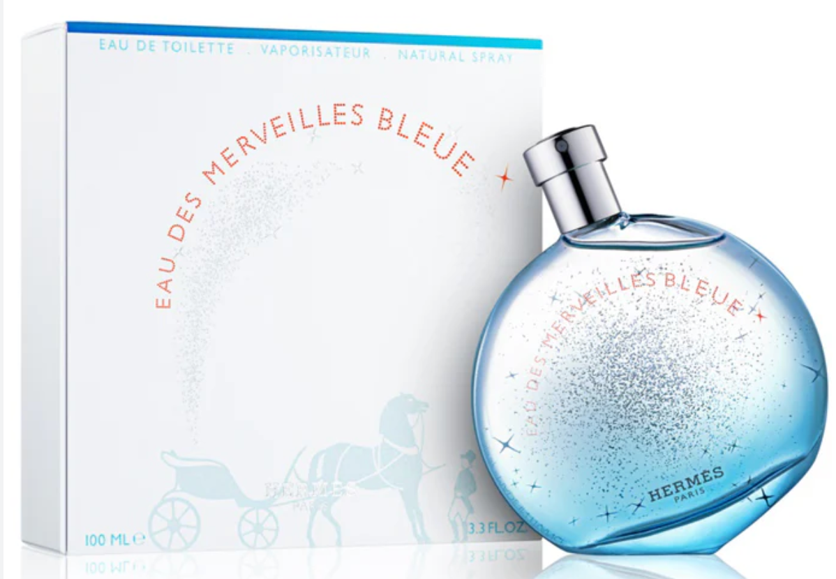 Hermes Eau Des Merveilles Bleue 100ml Eau De Toilette Spray - New & Sealed