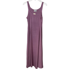 NEW Holy Clothing Amelia Chemise Maxi Dress Women S Maeve Purple Rayon Tank Boho