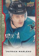 2014/15 Masterpieces #66 Patrick Marleau Red Framed Base Parallel