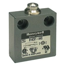Honeywell 914Ce1-9 Limit Switch, Plunger, 1Nc/1No, 5A At 240V Ac, Actuator