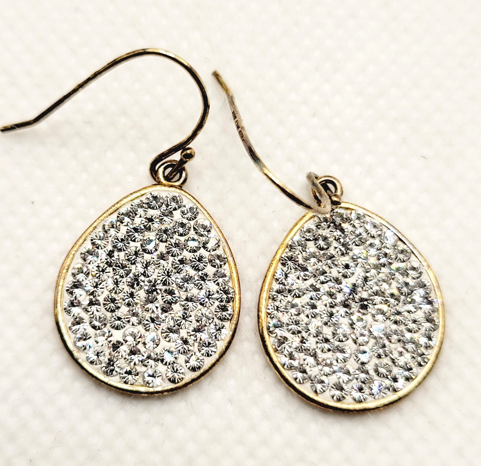 Swarovski Elements Crystal Dangle Earrings 925 St… - image 4