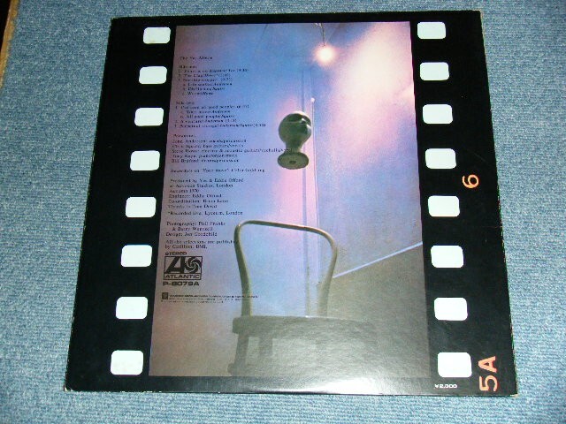 初回UK/YES YES Japan 1973 Version 2nd Press 2,300Yen Mark P-8079A NM LP