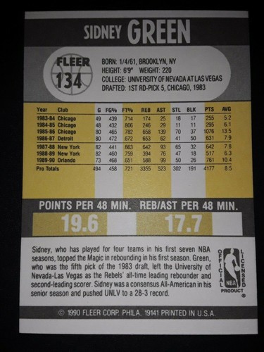 1990-91 Fleer NBA Basketball Trading Cards (25-185) - Pick your Card(s) - Picture 21 of 31